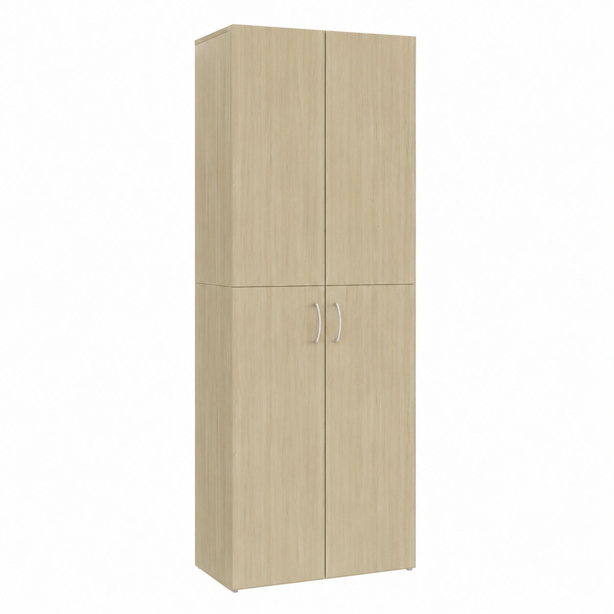 Büroschrank – 60 × 32 × 190 cm, aus Holzwerkstoff und Eichenholz, Sonoma-Eiche, für Büro