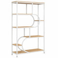 Bücherregal – freistehend, Beige, für Wohnzimmer
