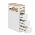 Küchenschrank – 65 × 23 × 82 cm, mit Schubladen, mit Rollen, für Küche