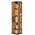 Bücherregal – drehbar, aus Bambus