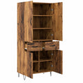 Highboard – moderner Stil, rechteckige Form, mit Stauraum, mit Schubladen, aus Glas, für Esszimmer