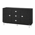 Sideboard – 160 × 40 × 83 cm, mit Schubladen, mit mehreren Türen, aus MDF