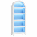 Vitrine – 175 cm, mit LED-Beleuchtung, für Esszimmer, Wohnzimmer und Schlafzimmer