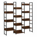 Bücherregal – Industriestil, rechteckige Form, freistehend, aus Metall, für Wohnzimmer