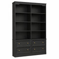 Bücherregal – 180 cm, mit Schubladen