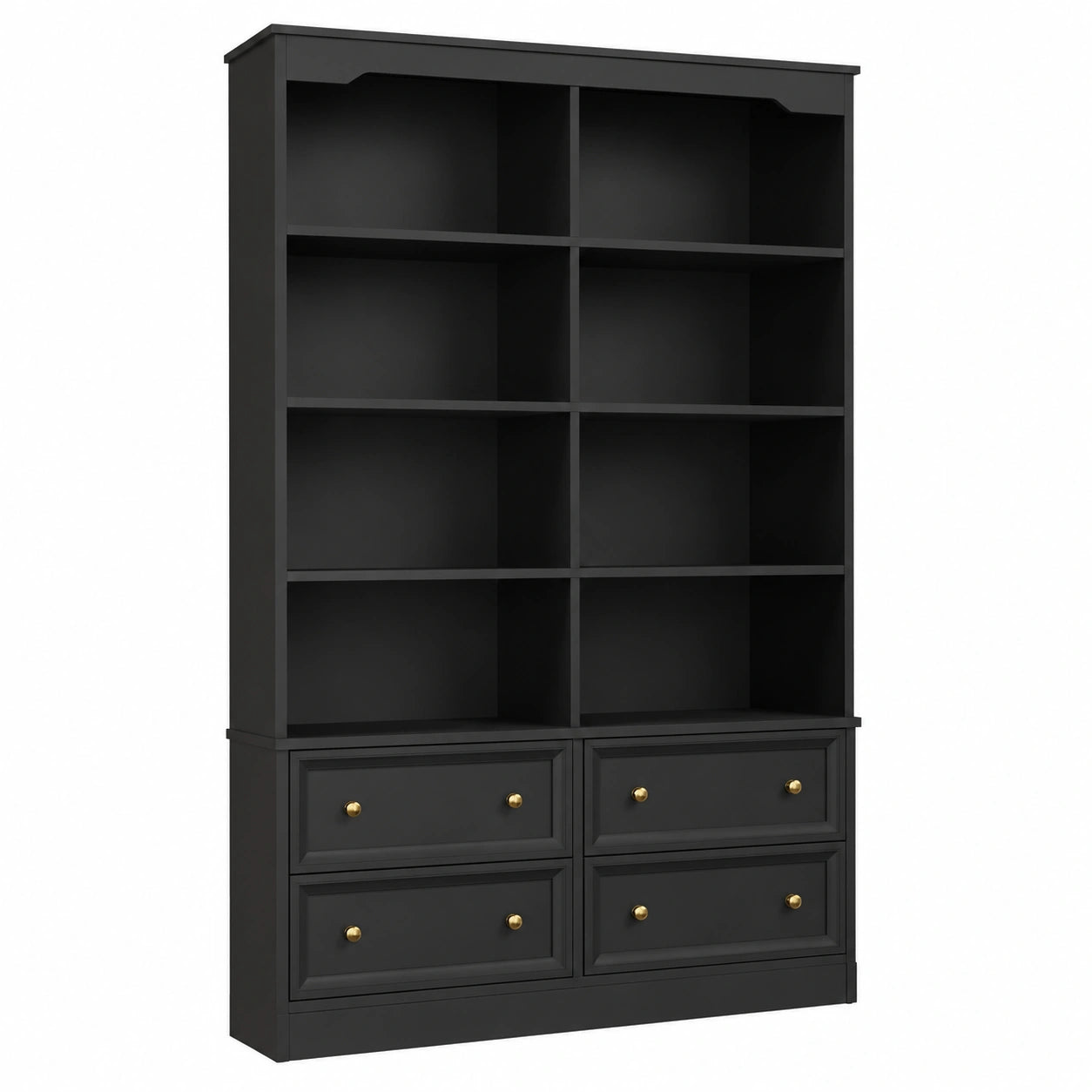 Bücherregal – 180 cm, mit Schubladen