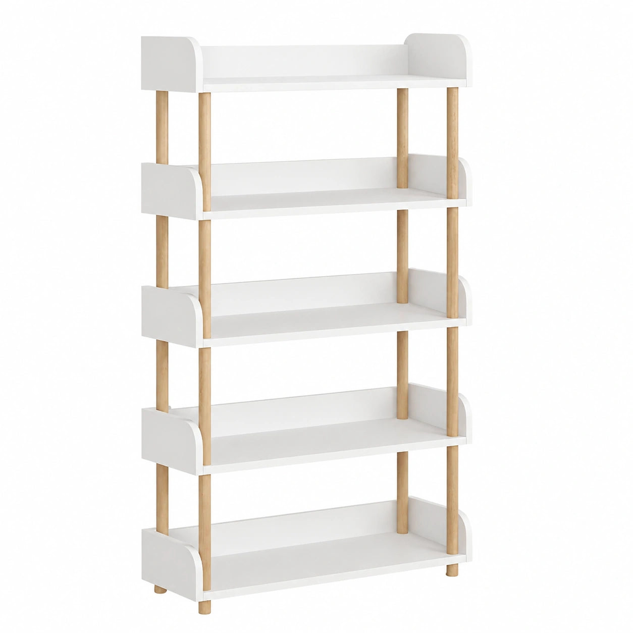 Bücherregal – moderner Stil, freistehend, aus Holz, für Wohnzimmer und Büro