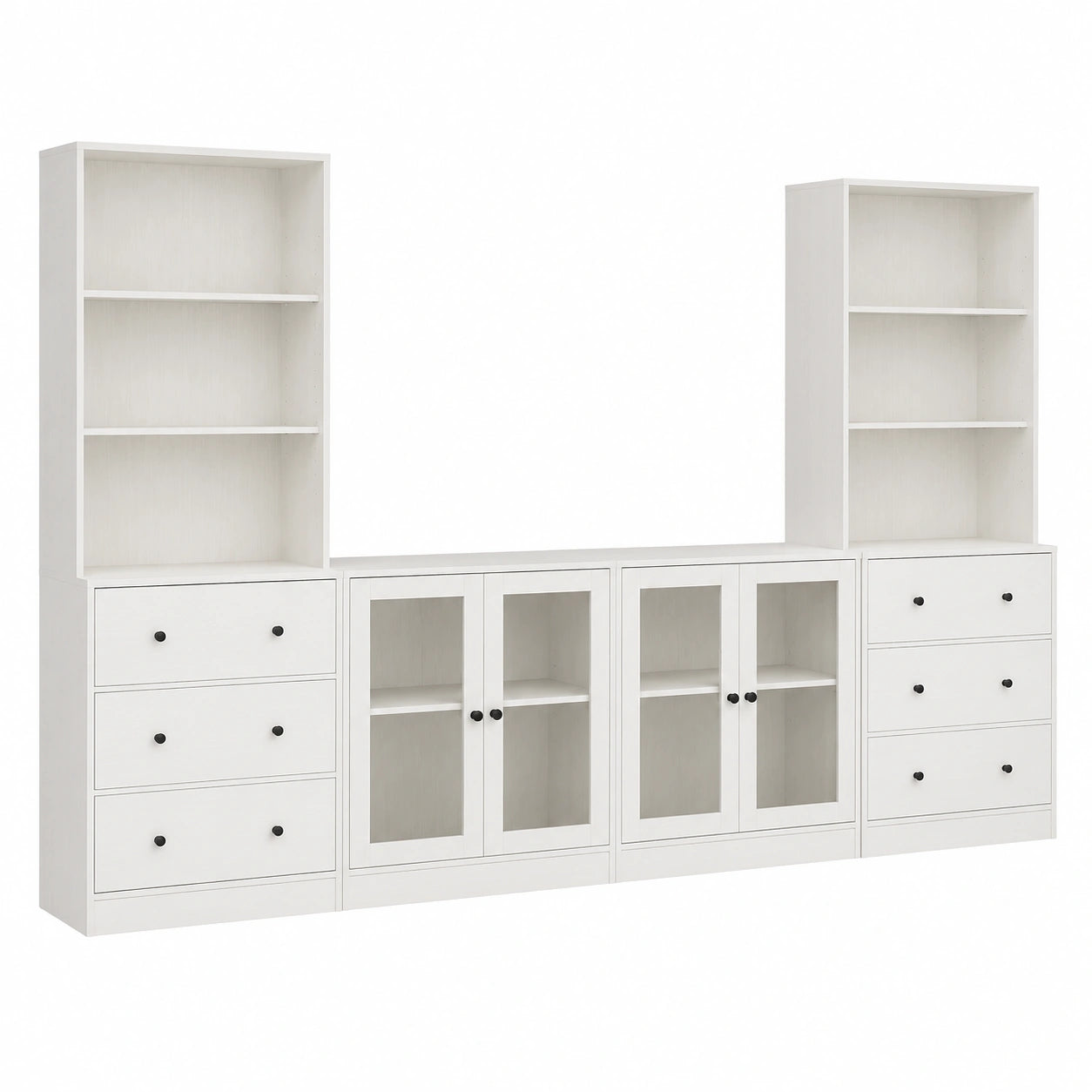 TV-Schrank – 280 cm, mit Ablagen, für Wohnzimmer